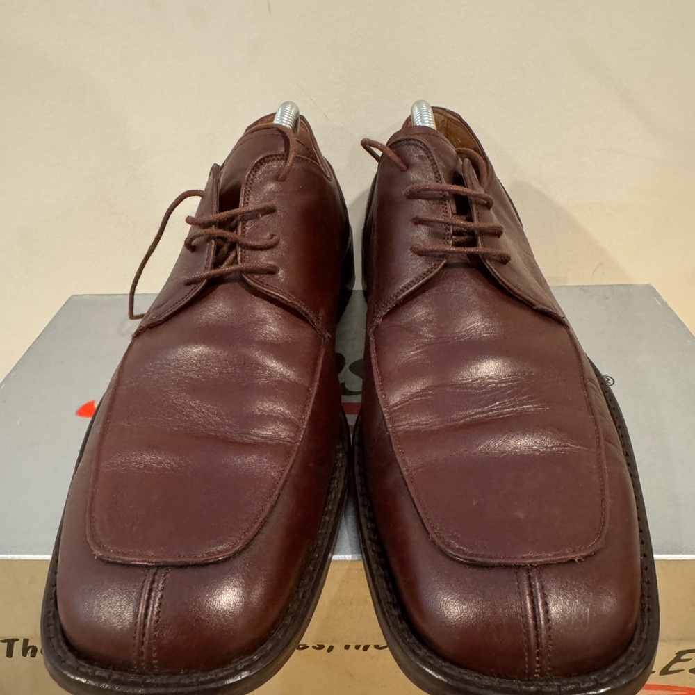 Ted Lapidus Men's Brown Leather Dress Shoes